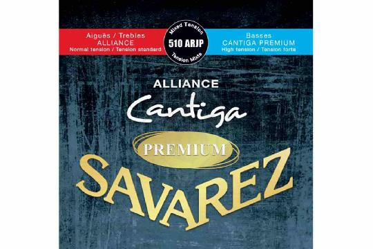 Изображение Savarez 510 ARJP Alliance Cantiga Red/Blue Premium mixed tension - Струны для классической гитары